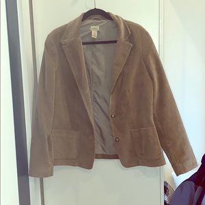 LLBean woman’s corduroy jack size 16